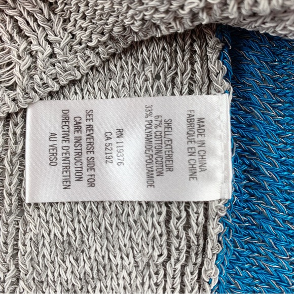 Helmut Lang long sleeve Color-block pullover sweater asymmetrical hem in grey - Picture 5 of 8